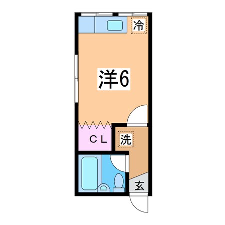 さゆり荘の物件間取画像